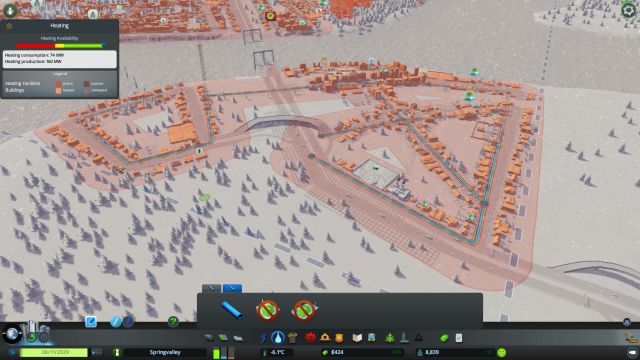 Cities Skylines Snowfall