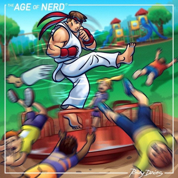 The Age Of Nerd Ryu Vs Merry Go Round By Rockydavies D7az54b