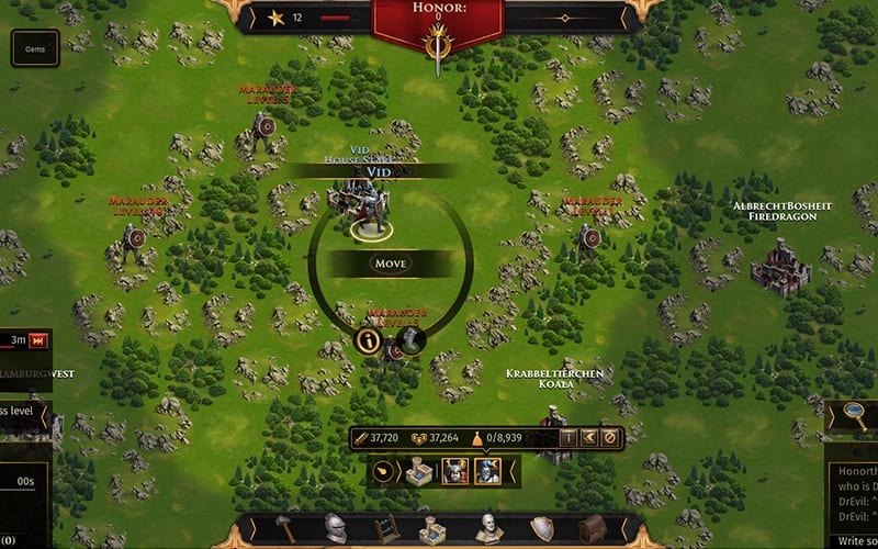 Legends of Honor, Strategy Online Games