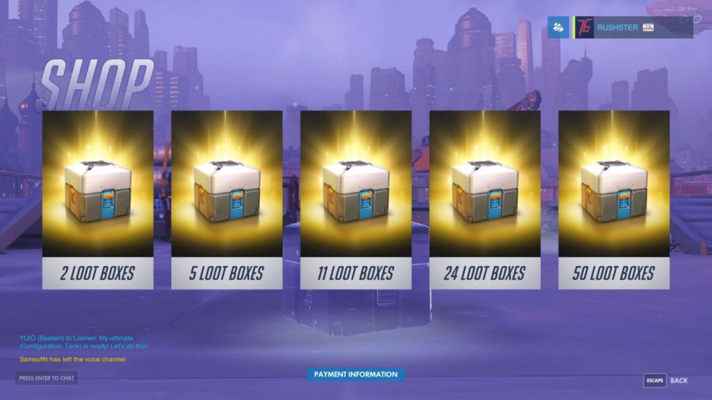 loot boxes