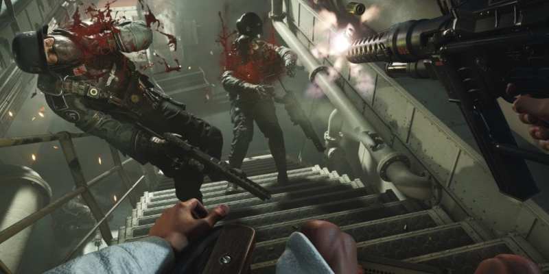 Wolfenstein: The New Order gameplay video - explosive action