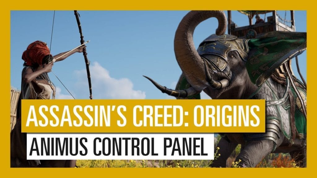 Assassin’s Creed Origins Pc Animus Control Panel Releases Tomorrow