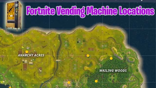 Fortnite Vending Machine Locations Pinpointed on the ... - 640 x 360 jpeg 30kB