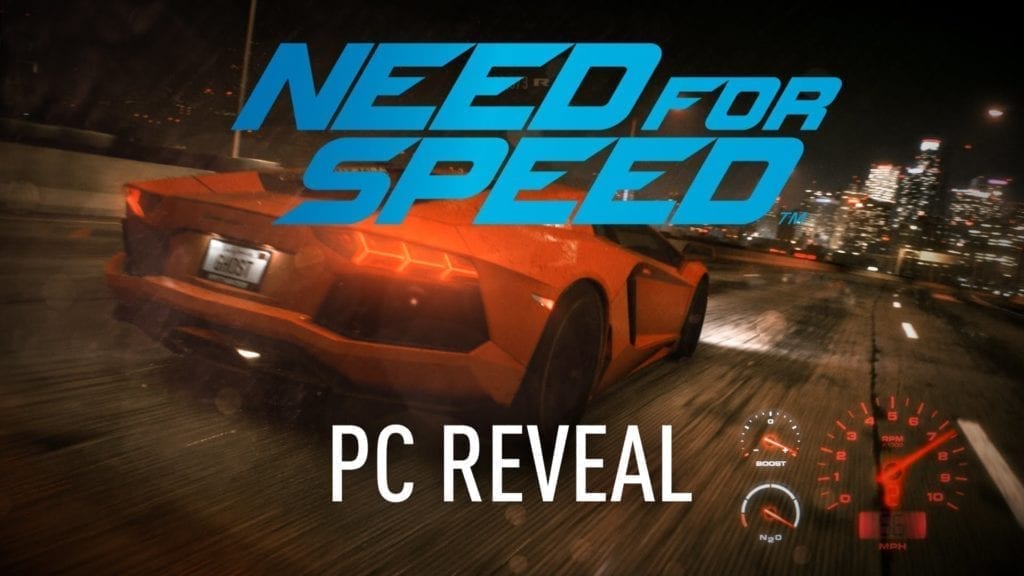 Need For Speed Coming To Pc In March