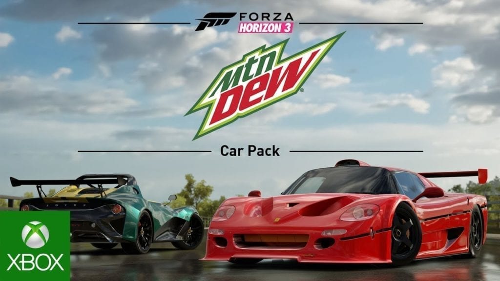 Take To The Streets In The New Forza Horizon 3: Mountain Dew Car Pack