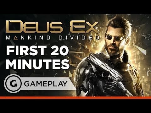 The First 20 Minutes Of Deus Ex: Mankind Divided