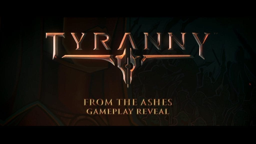 Tyranny Gameplay Reveal
