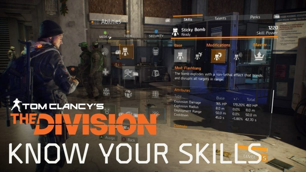 Watch The Division’s “know Your Skills” Trailer