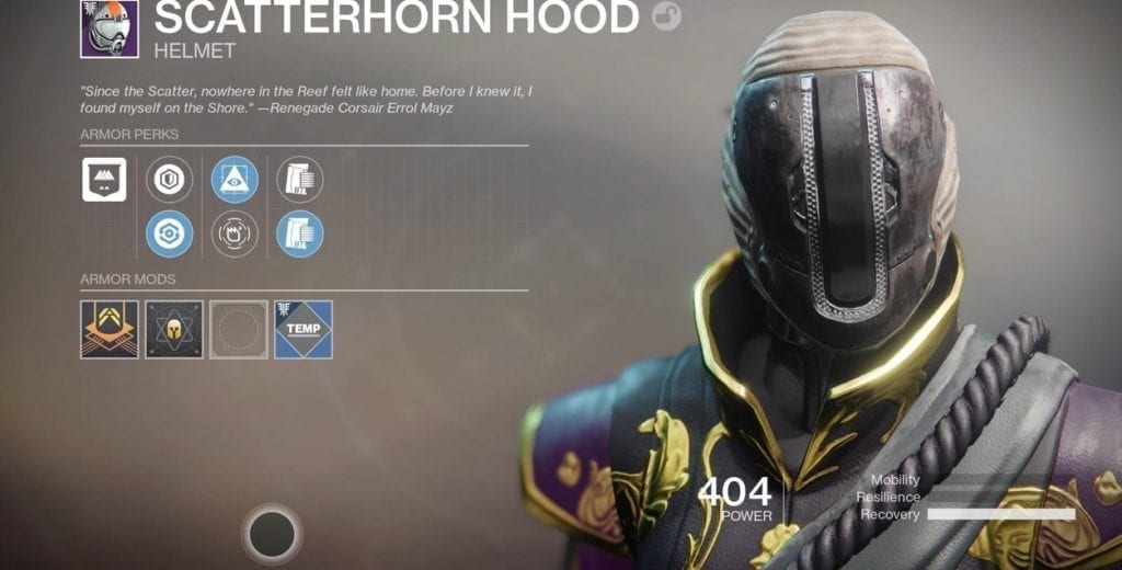 Destiny 2 Forsaken Item Bug Warlock