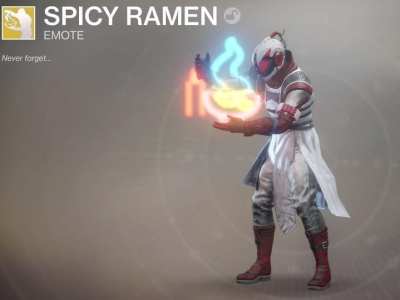 Destiny 2 Spicy Ramen Cayde 6