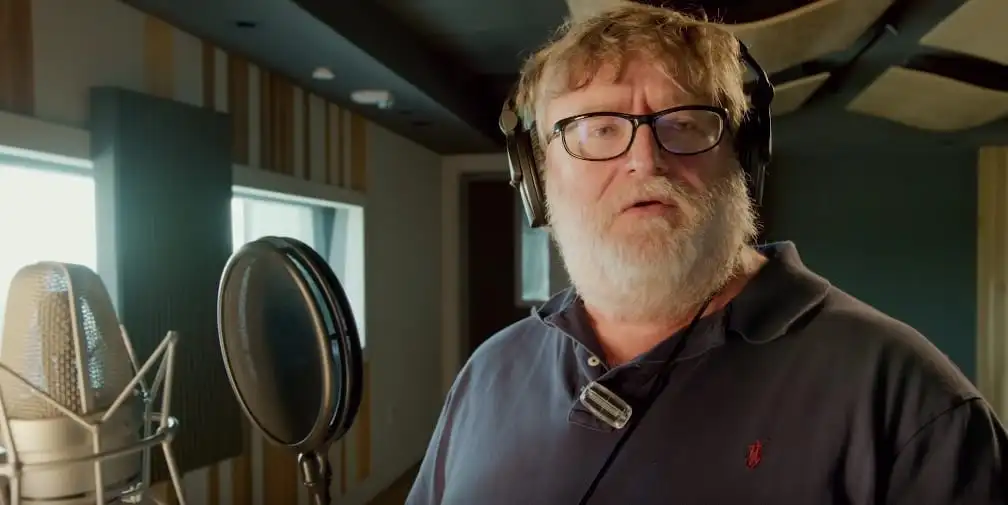 Dota 2 Gabe Newell Announcer