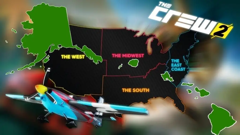 The Crew 2's all of America map forgot Alaska and Hawaii