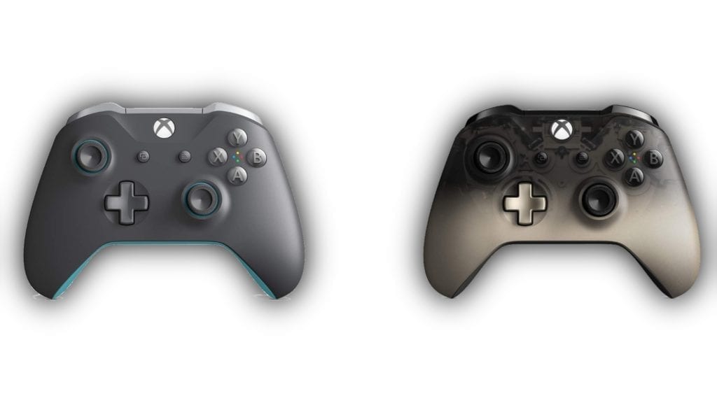 Xbox One Controller Gray Blue X Phantom Black
