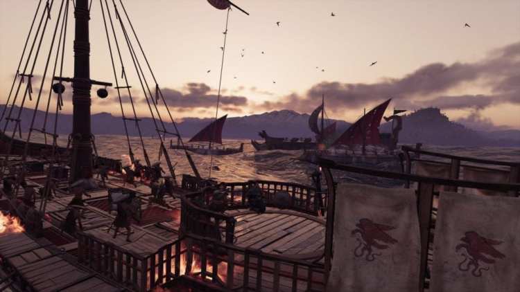 Assassin's Creed Odyssey naval battle