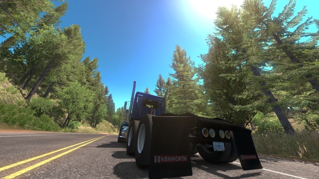 American Truck Simulator Oregon Dlc Forest Above