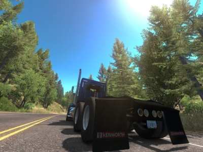 American Truck Simulator Oregon Dlc Forest Above