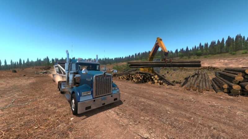 American Truck Simulator Oregon Dlc Lumber Yard 3