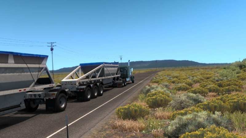 American Truck Simulator Oregon Dlc Through The Fields