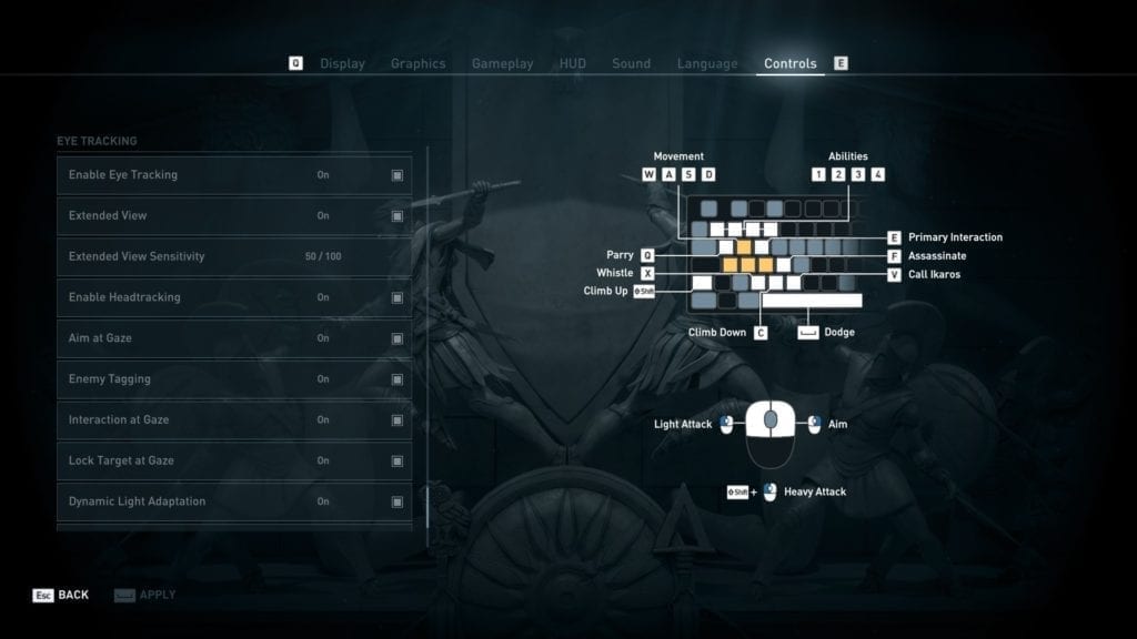 Assassin's Creed II - PC controls, The PC controls are the …