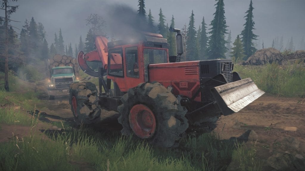 Spintires Mudrunner American Wilds Pc Towing In The Mud