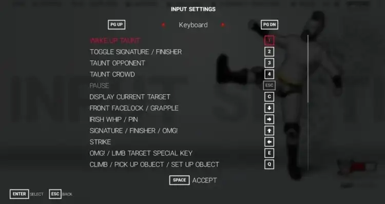 Wwe 2k19 Benchmark And Technical Review Keyboard Controls 1