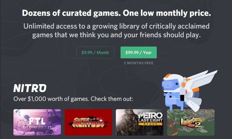Discord Store now in beta, includes free games for Nitro users - Polygon