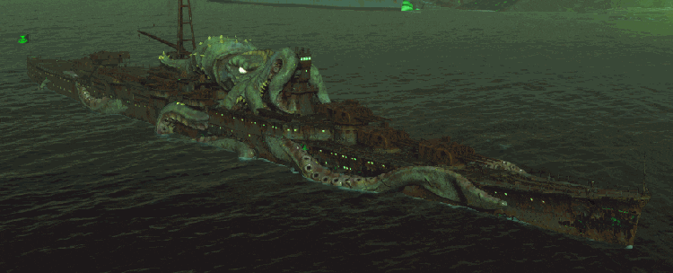 World Of Warships Halloween Mogami Octopus