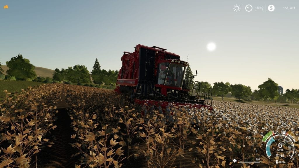 Farming Simulator 19 Pc Cotton Harvesting