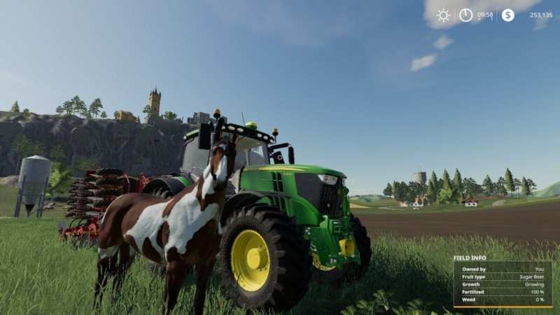 Farming Simulator 19 Pc John Deere And Horse