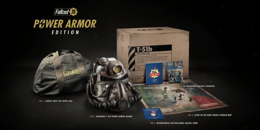 Nylongate Bethesda Fallout 76 Power Armor Edition Canvas Nylon Bag