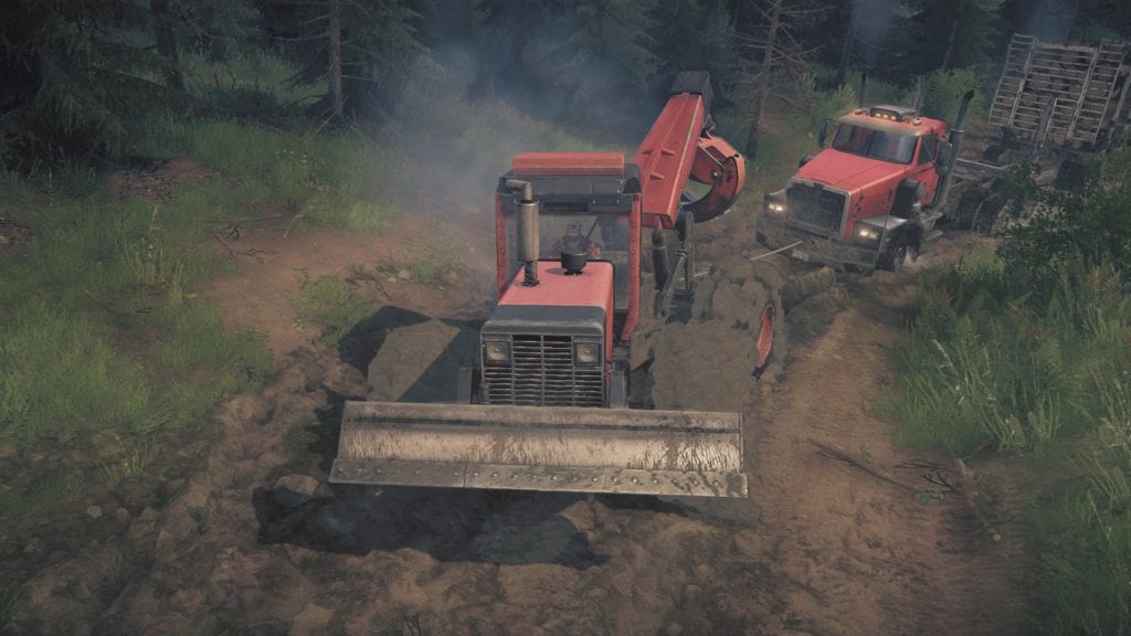 Spintires Mudrunner American Wilds Pc Towing In The Mud 2