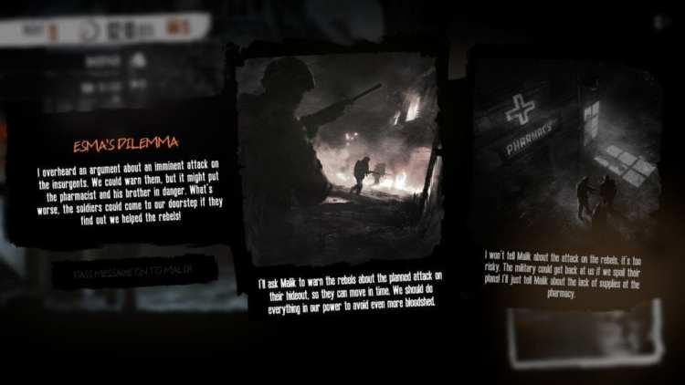 This War Of Mine The Last Broadcast Review Esma's Dilemma