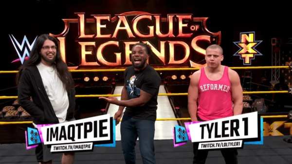 Wwe Vs. Nxt League Of Legends imaqtpie Tyler1 UpUpDownDown Austin Creed Xavier Woods