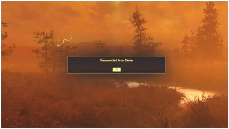 Fallout 76 Server Crash
