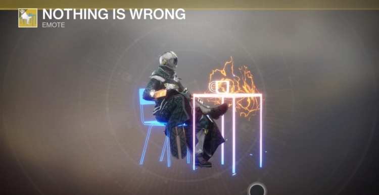 Destiny 2 Black Armory Nothing's Wrong Emote