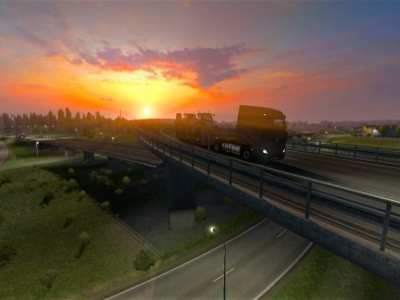 Ets 2 Beyond The Baltic Dlc Estonia Sunset