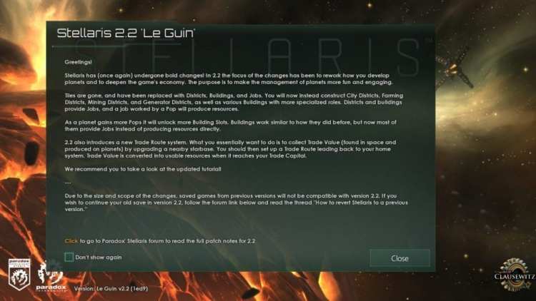 Stellaris Megacorp Review Dlc Expansion Le Guin 2.2 Notes