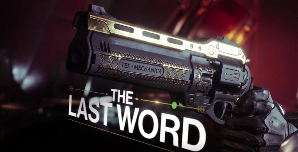 Destiny 2 The Last Word The Draw Exotic Quest Line