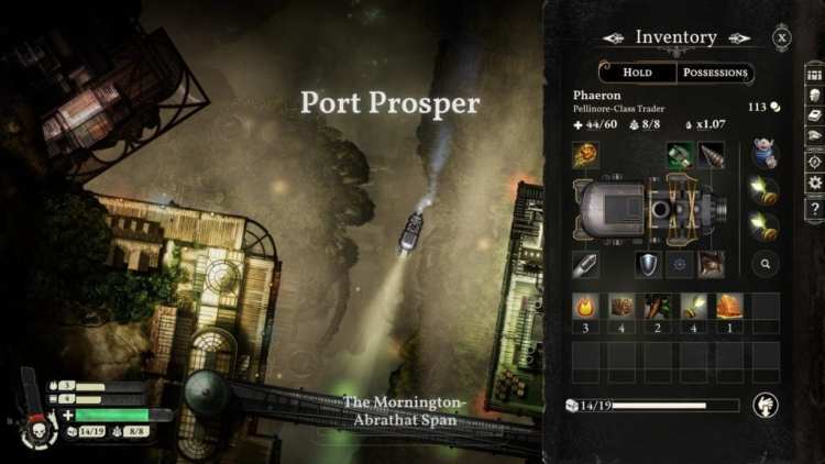 Sunless Skies Review Inventory