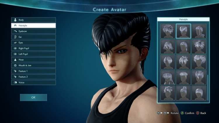 Jump Force Character Creation
