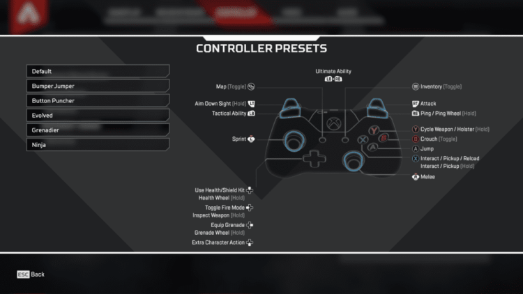Technical Review Apex Legends Gamepad Settings 1