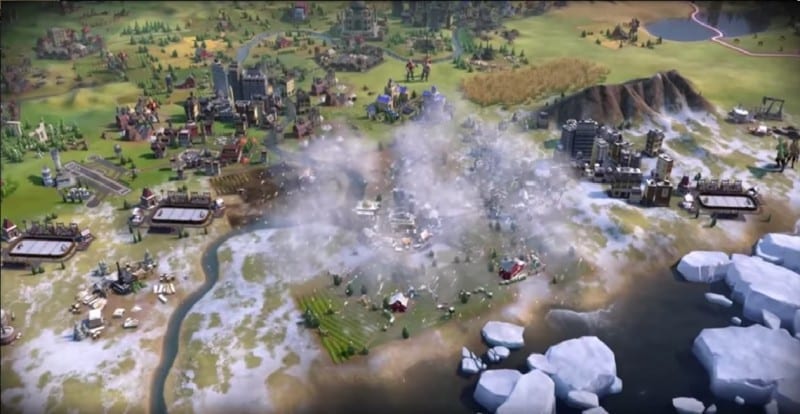 Civilization 6 Gathering Storm Antarctic Late Summer April Update