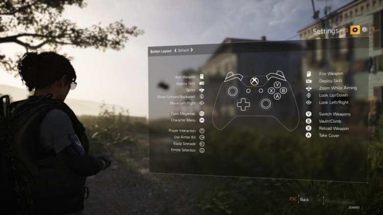 The Division 2 Pc Technical Review Controls Gamepad