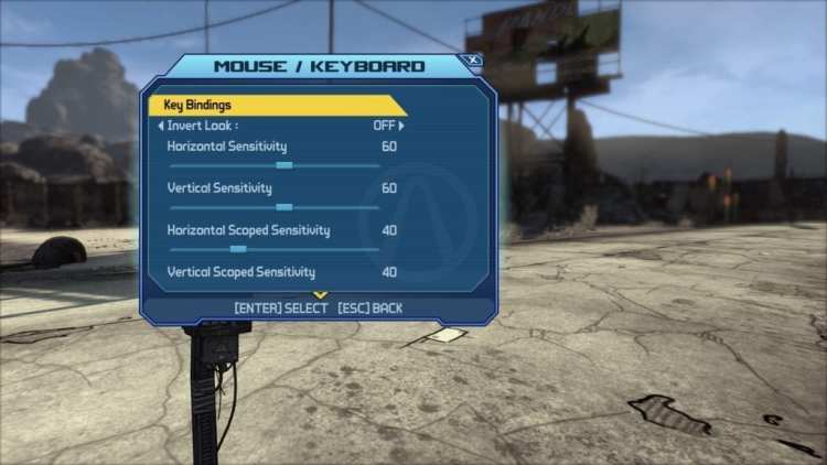 Borderlands Game Of The Year Enhanced Pc Tech Review Controls General