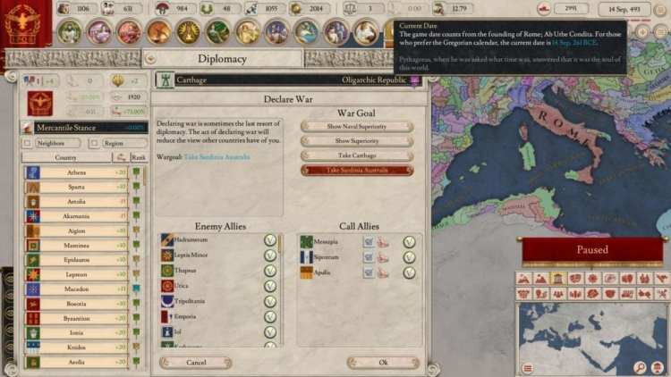 Imperator Rome Review Rome Carthage Punic War