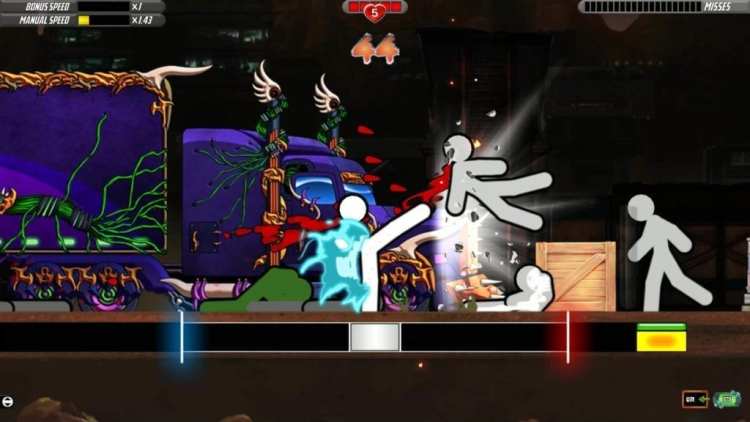 One Finger Death Punch 2 Gameplay Screenshot