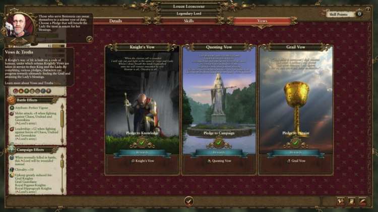 Total War Warhammer 2 Bretonnia Vows