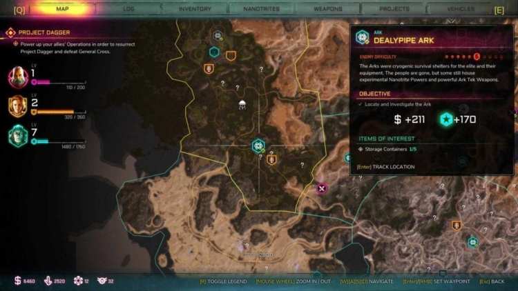 Rage 2 Dealypipe Ark Location