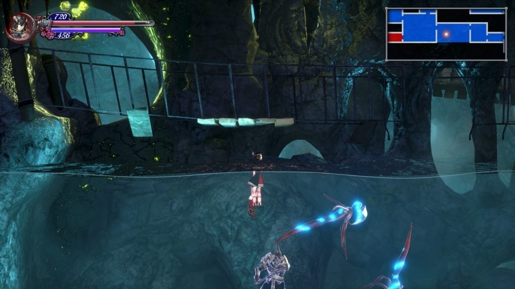 Bloodstained Ritual of the Night How to move underwater