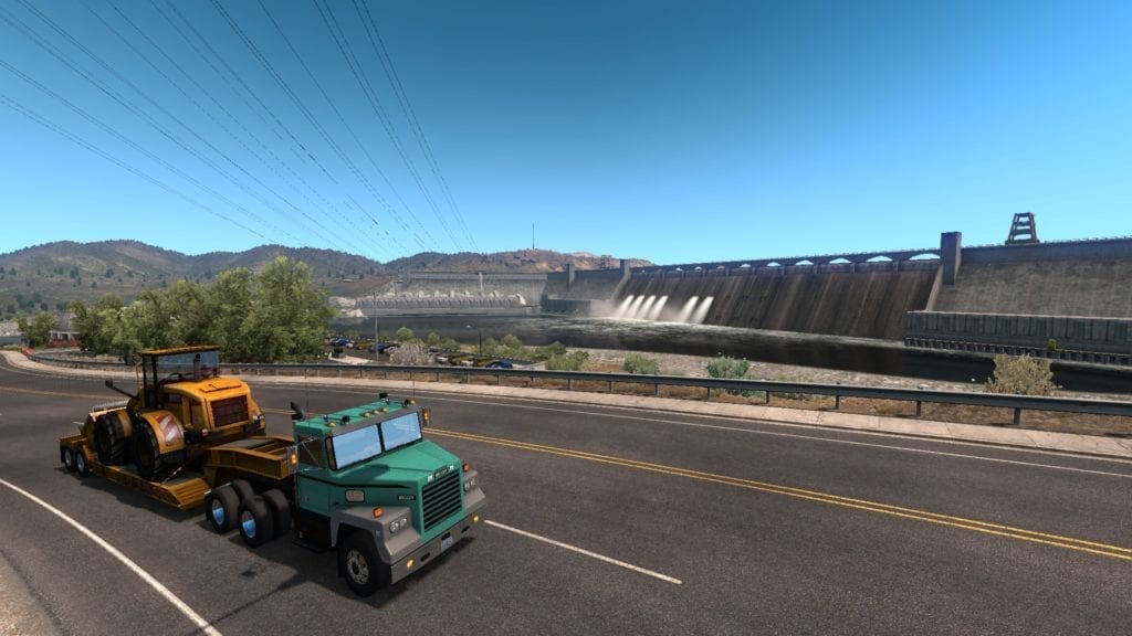 American Truck  Simulator  Washington and Forest Machinery 